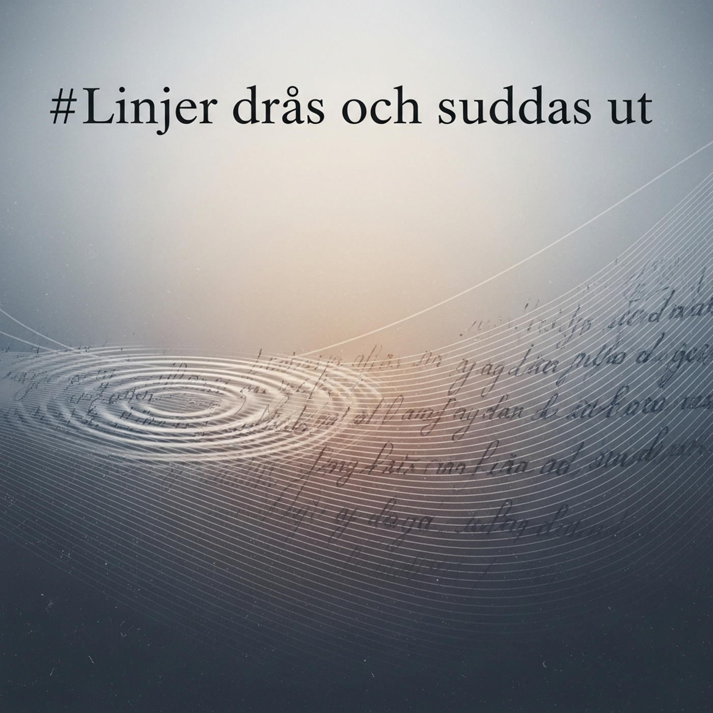 Linjer dras och suddas ut